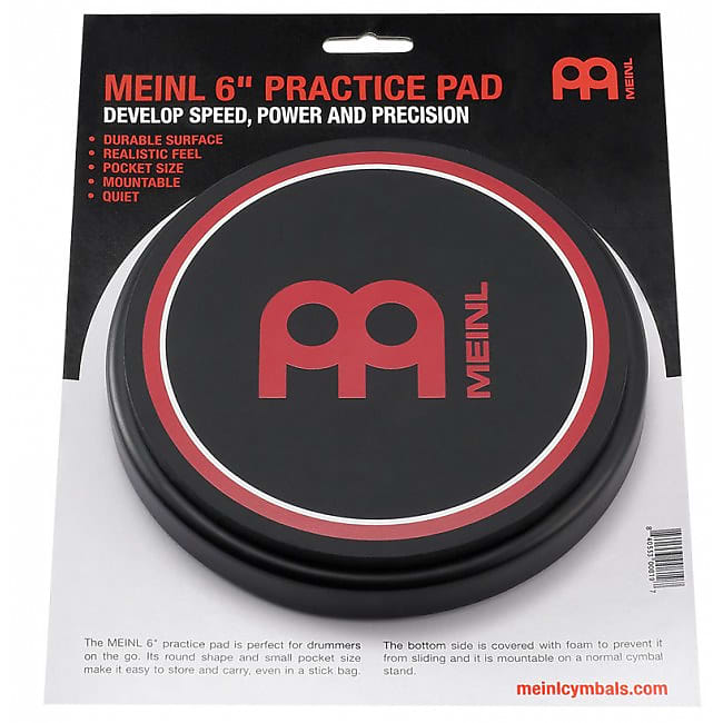 MEINL MPP-6 Practice Pad 6 Zoll Übungspad, einseitig image 1
