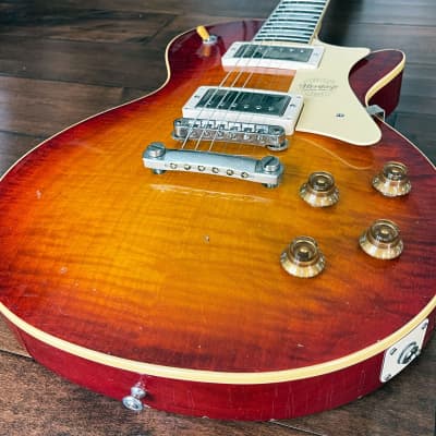Heritage Custom Shop Core H-150 Guitar Aged Dark Cherry Burst HC1230436 image 4
