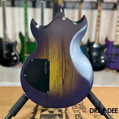 Dunable USA Custom Shop Minotaur Electric Guitar w/ Case - Yellow Purple Burst image 11