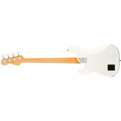 Fender American Ultra Precision Bass - Arctic Pearl / Maple image 3