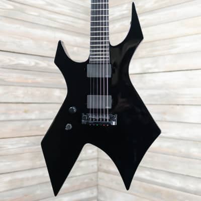 BC Rich Warlock Prophecy With Quad Bridge Left Handed - Black | Reverb