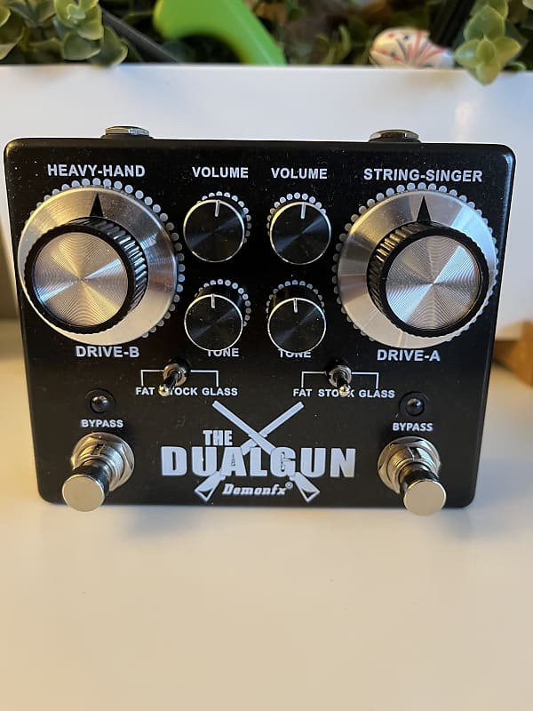 DemonFx The Dual Gun Overdrive Electric Guitar Pedal