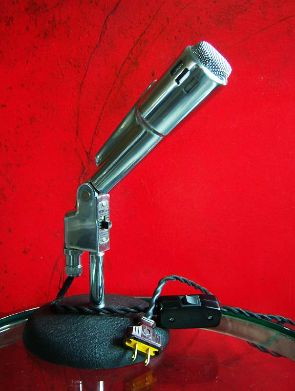 Vintage 1950's Electro-Voice 664 Cardioid Dynamic Microphone mod LED light lamp w cable # 1 image 1