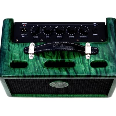 NEW! Ashen "Zeus" 500 Watts Bass Guitar Amplifier Head Emerald image 2