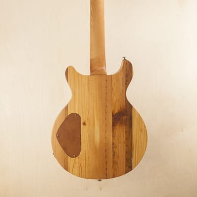 Strack Guitars Double Cutaway  Rustic Reclaimed Handmade Custom Les Paul Jr. image 3