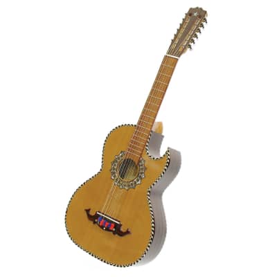 Paracho Elite PRESIDIO Mariachi 12-String Bajo Sexto Acoustic Guitar w/Solid Cedar Top, Natural image 1