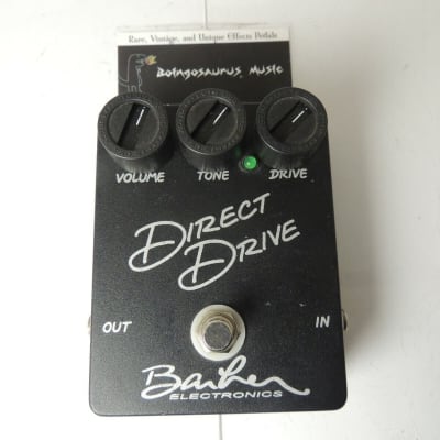 Barber Direct Drive Overdrive Effects Pedal Push Pull Tone Pot Free USA Shipping image 1