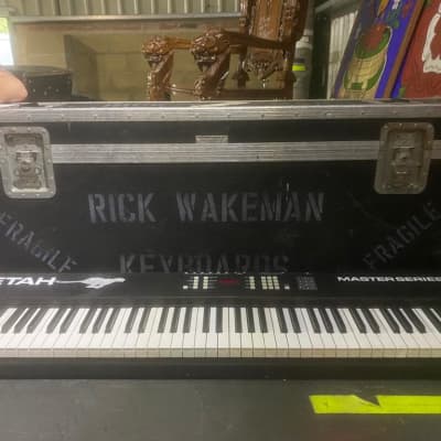 Cheetah Master Series 7P Keyboard  Owned and Used by Rick Wakeman of YES 1980 Black image 1