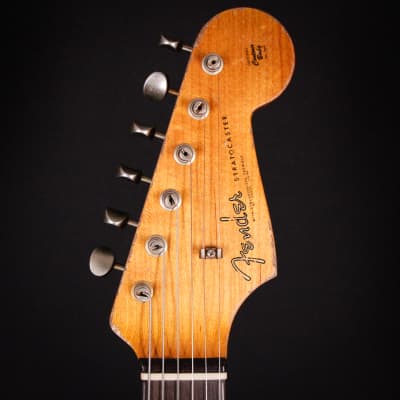 Fender Custom Shop 1962 Stratocaster Super Heavy Relic Dennis Galuszka Masterbuilt Brazilian Rosewood Purple Sparkle / 3 Color Sunburst 2024 (R135800) image 8