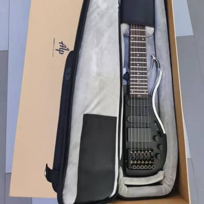 Alp AD-80 Adventure headless electric travel guitar 2021 Black with new updated gig bag image 22