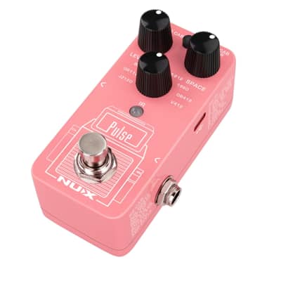 NuX NSS-4 Pulse Mini IR Loader Pedal   Pink. New! image 3
