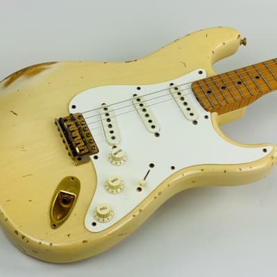 Fender Custom Shop Cunetto Relic Stratocaster, '57 RI Mary Kaye, Lowest Serial Number Available! 1995 - Blonde image 10