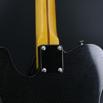 Eleven Guitars Carboncaster #6 of 12, 2018 Black Carbon Fiber image 9