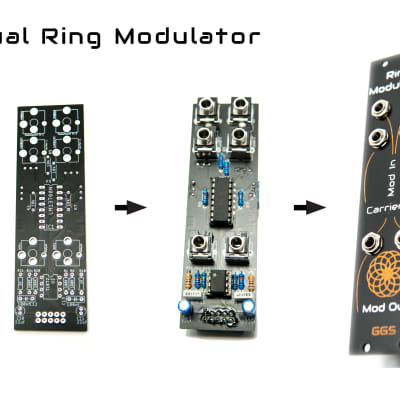 GGS Dual Ring Modulator for Eurorack (PCB and Front Panel Only for DIY) image 4