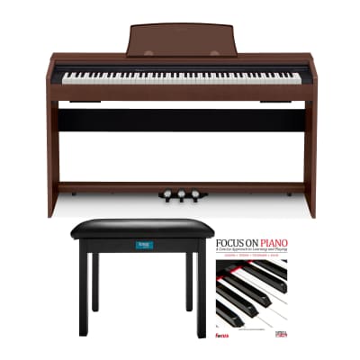 Casio Privia PX 780 Digital Home Piano Bundle with Casio CB 7