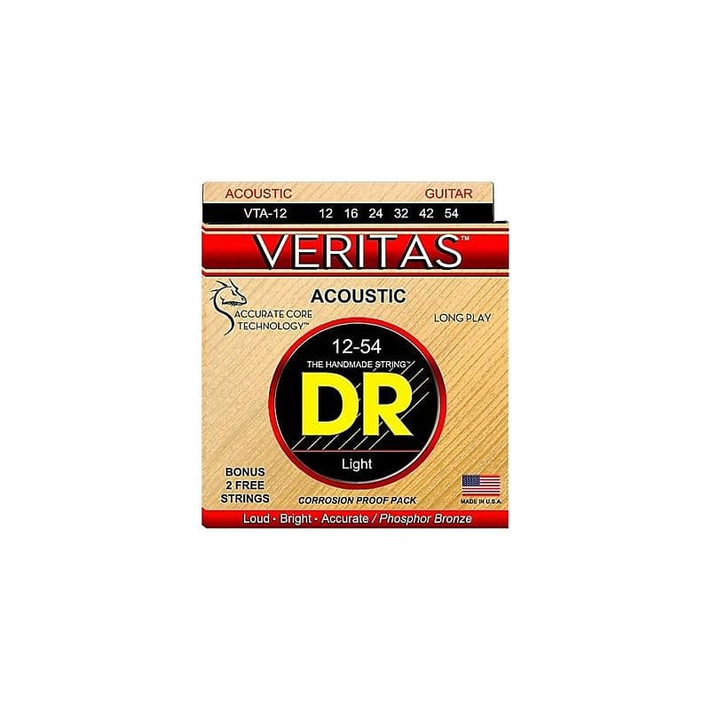 DR STRINGS VTA 12 Veritas Acoustic Reverb UK