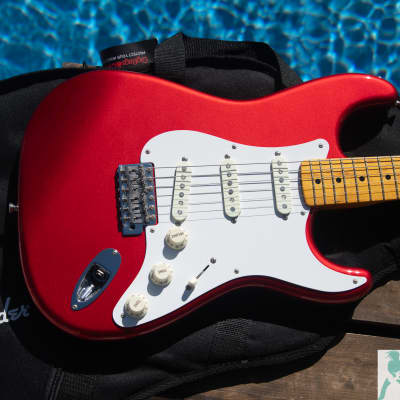 2019 Fender Traditional 50's Stratocaster  -$$$  PRO SET-UP! - Candy Apple Red - Made in Japan image 5
