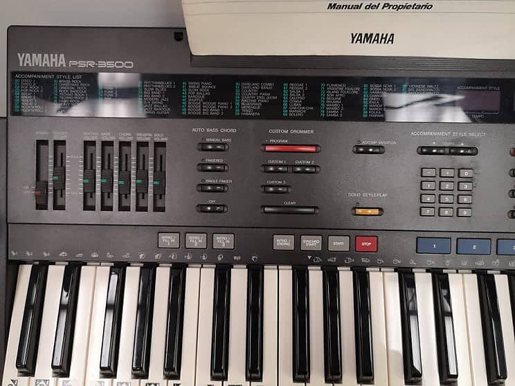 YAMAHA PSR-3500 Synthesizer キーボード YAMAHA PSR-3500 [Electronic Keyboard Models & Demo Songs