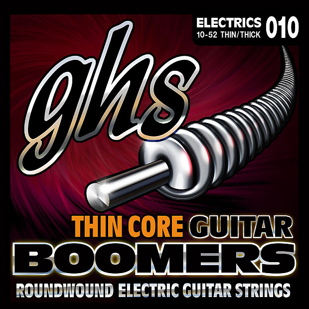 GHS TCGBTNT Thin-Core Boomers Electric Guitar Strings - Thin/Thick (10-52) image 1