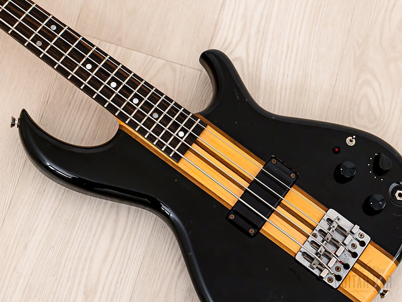 1985 Aria Pro II SB-1010 Medium Scale Vintage Neck Through Bass w