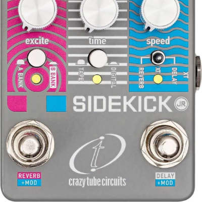 Crazy Tube Circuits fashion Sidekick Delay Reverb Chorus Cabsim DI