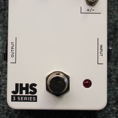 JHS Pedals 3 Series Screamer Overdrive Effects Pedal White image 1
