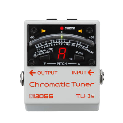 BOSS TU-3S Reliable Operation 21-Segment LED Meter Compact 