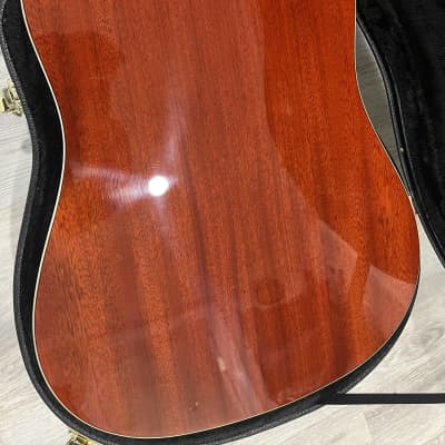 Epiphone Hummingbird Pro Acoustic/Electric Guitar 2010s - Faded Cherry Sunburst image 9