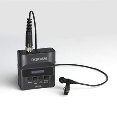 Tascam DR-10L Portable Digital Audio Recorder with Lavalier Microhphone (Used/Mint) image 1