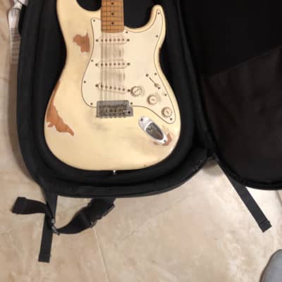 Fender Stratocaster  2014 White/Relic image 1