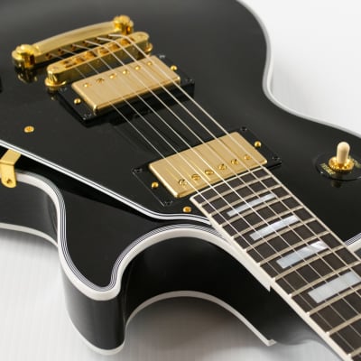 Gibson Custom Les Paul Custom - Ebony with Ebony Fingerboard image 6