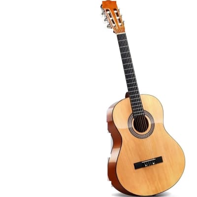 Winston Classical Acoustic Guitar 1970s w/New Strings - case
