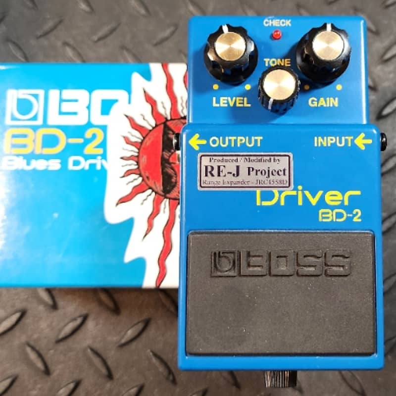 Boss BD-2 Blues Driver w/ Analogman Super Mod Range Expander 