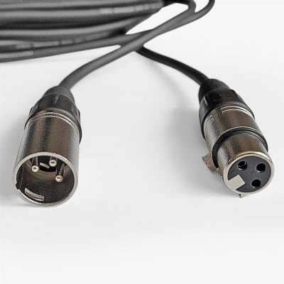 20ft XLR Male to Female Microphone Cable by AxcessAbles| U.S. Based Small Business | Shielded Microphone Cord | DJ Mic Cable | XLR to XLR Balanced Cable | AxcessAbles 20ft XLR Mic Cable (10-Pack) image 2