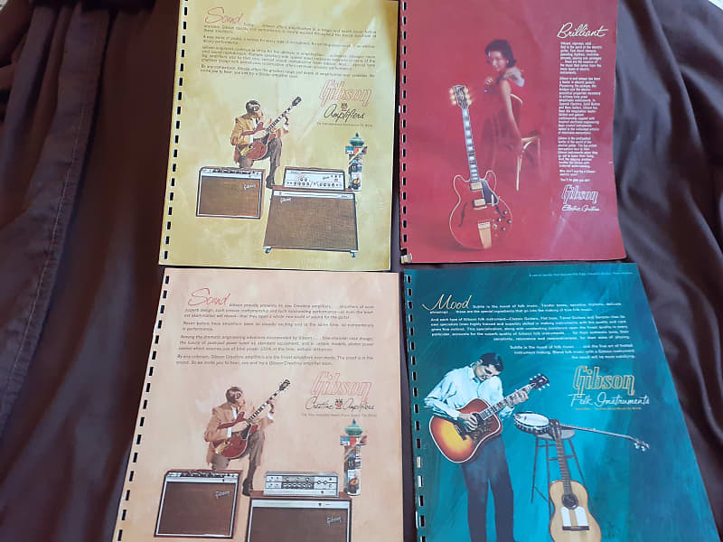 Gibson Catalog 1965 Complete Guitar and Amplifier Reverb