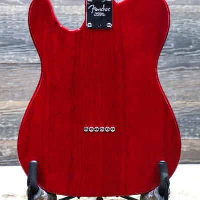 Fender American Professional Telecaster Crimson Red Transparent Electric Guitar w/Case image 4