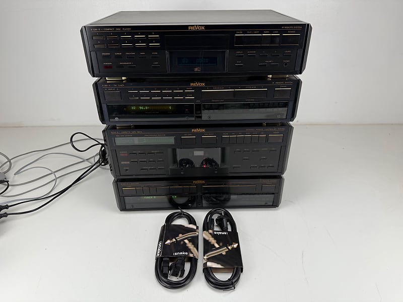 Studer Revox B-260S Tuner / B-215S Cassette deck / B-250S Amplifier / B-226S CD player - Full Set  			