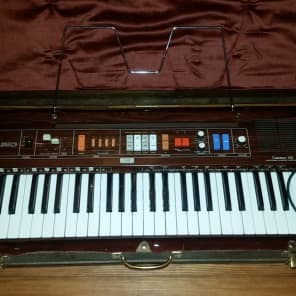Vintage Casiotone 403 electronic keyboard with custom case, pedals, and more! image 1