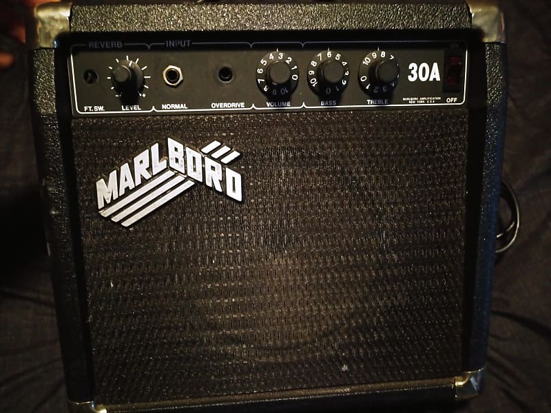 Marlboro 30A Black 1x8 Guitar Combo Amp Made In USA image 1