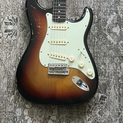 Custom Built ‘62 Stratocaster Nitro Alder 3 Tone Sunburst Fender Rosewood Neck Rene Martinez Texas Strat Pickups image 1