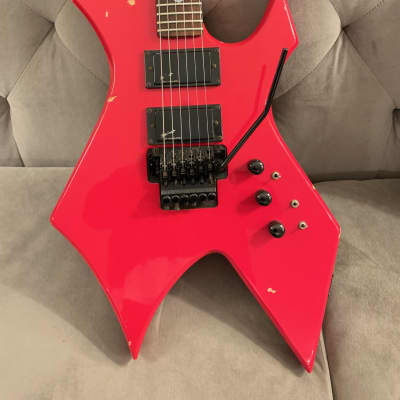 B.C. Rich Warlock NJ Series MIJ 1990s Red | Reverb