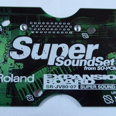 ROLAND SR-JV80-07 Super Sound Set Expansion Board SHIPS SAME DAY
