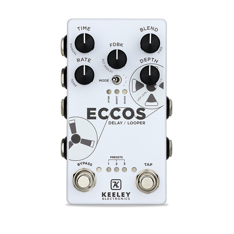 Keeley ECCOS Delay Looper Effect Pedal - Free Shipping to the USA image 1