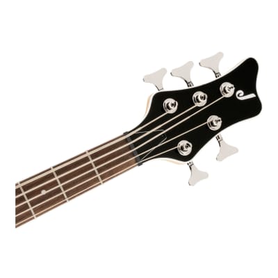 Jackson JS Series Spectra Bass JS3V 5-String, Laurel Fingerboard, Maple Neck, and Active Three-Band EQ Electric Guitar (Right-Handed, Indigo Blue) image 3
