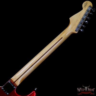 Fender Custom Shop 1959 Stratocaster Maple Neck Relic Candy Apple Red image 5