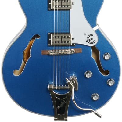 Epiphone Emperor Swingster Electric Guitar, Delta Blue Metallic image 3