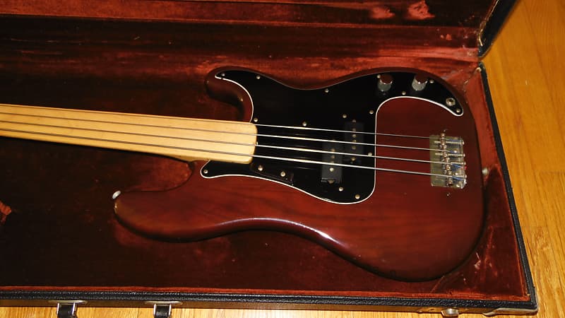 Fender Precision Fretless 1978, Maple Neck, All Original w/Original Case.  See Pics Documenting Authenticity. image 1