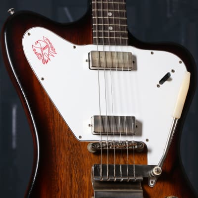 Gibson Custom 1965 Non-Reverse Firebird V With Maestro Vibrola Electric Guitar Vintage Sunburst (serial- 4533) image 5