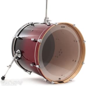 PDP Concept Maple Shell Pack - 7-Piece - Red To Black Sparkle Fade image 12