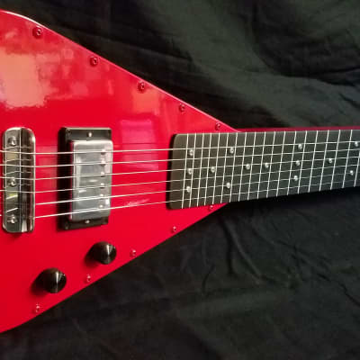 Fouke Industrial Guitars Fouke Custom Aluminum Lap Steel Guitar 2022 Bengal Red image 4